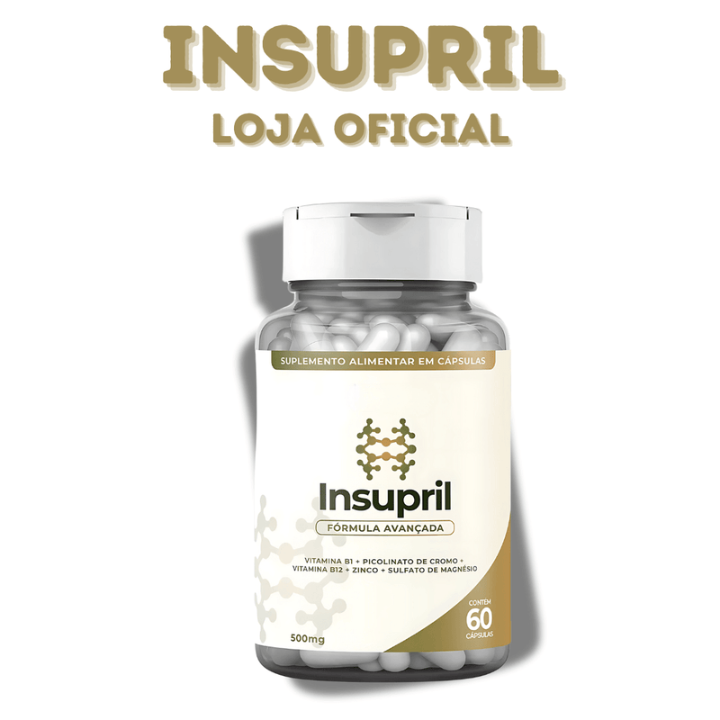 Insupril 60 cáps - Loja Oficial - Controle sua glicemia de forma natural e viva com mais saúde e energia!