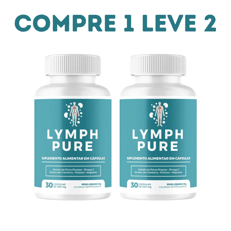 Lymph Pure 30 cáps - Compre 1 Leve 2 + Frete Grátis