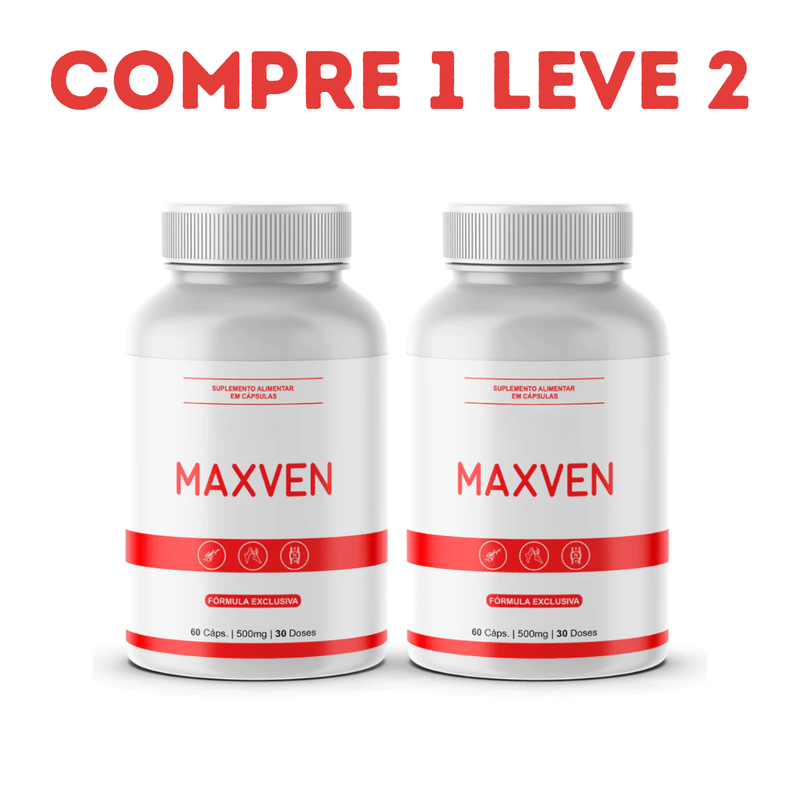 Maxven – Alívio para Varizes e Melhora da Circulação - Compre 1 Leve 2 + Frete Grátis!