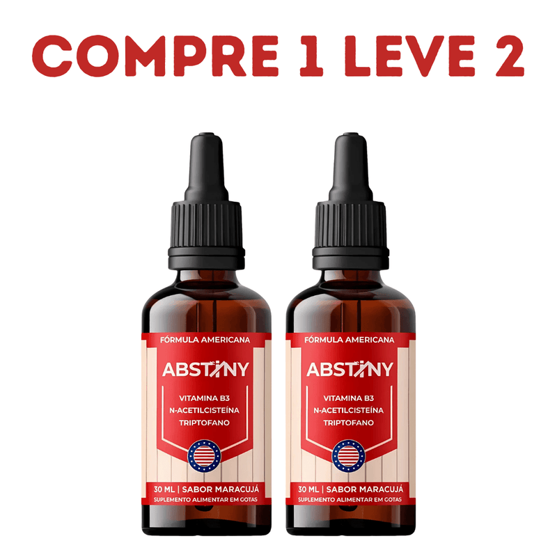 Abstiny 30ml - Seu aliado contra os vícios - Compre 1 Leve 2 + Frete Grátis