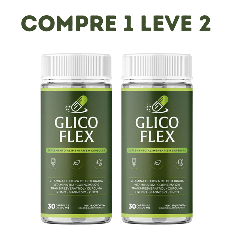 Glicoflex 30 cáps - Energia e Bem-Estar - Compre 1 Leve 2 + Frete Grátis