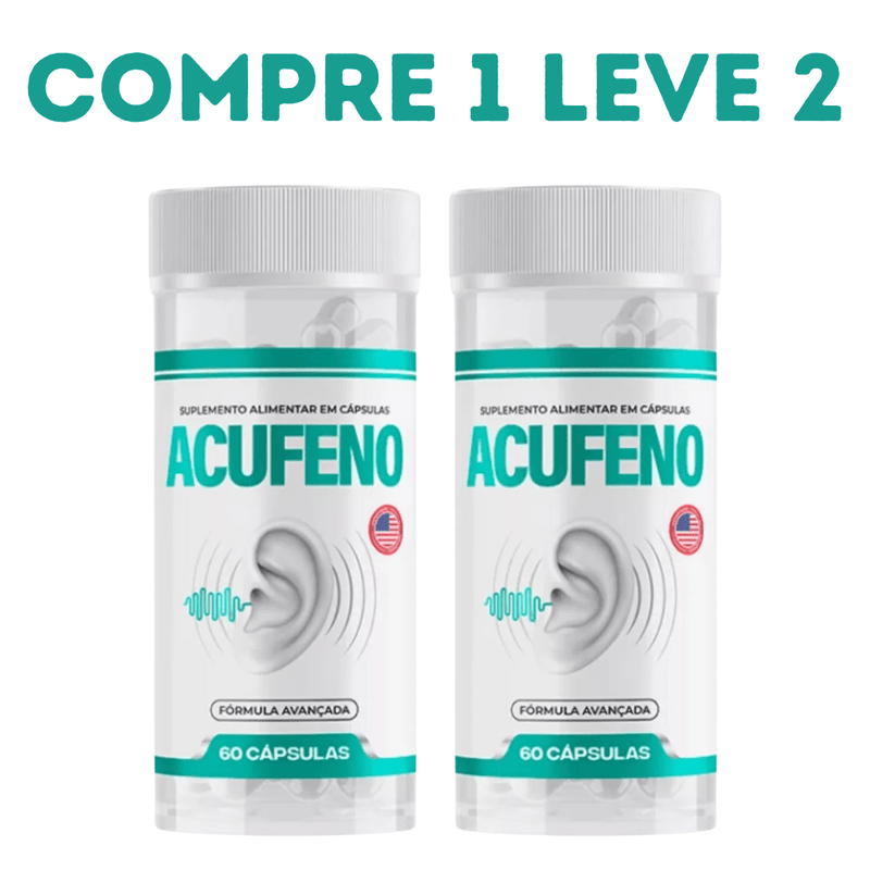 Acufeno 60 cápsulas - O Original Americano - Compre 1 Leve 2 + Frete Grátis