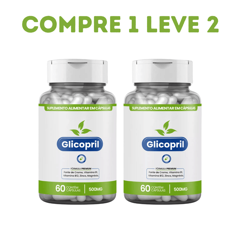 Glicopril 60 cáps - Original - Compre 1 Leve 2 + Frete Grátis - Loja Oficial