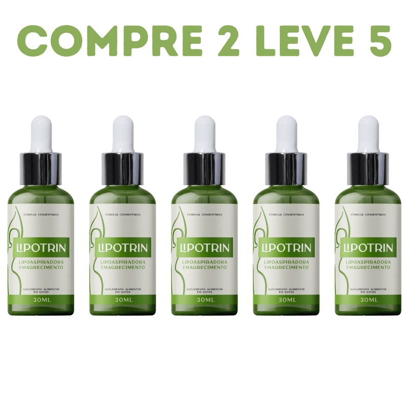 Lipotrin 30ml - Queima de Gordura Acelerada - Compre 1 Leve 3 + Frete Grátis