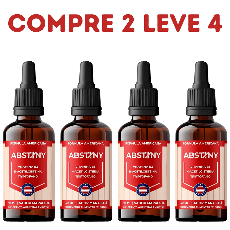 Abstiny 30ml - Seu aliado contra os vícios - Compre 1 Leve 2 + Frete Grátis