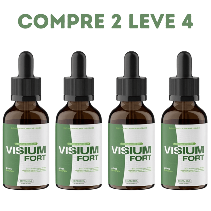 Visium Fort 30ml - Compre 1 Leve 2 + Frete Grátis