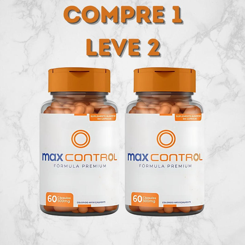 Max Control 60 Cápsulas - Compre 1 Leve 2 + Frete Grátis