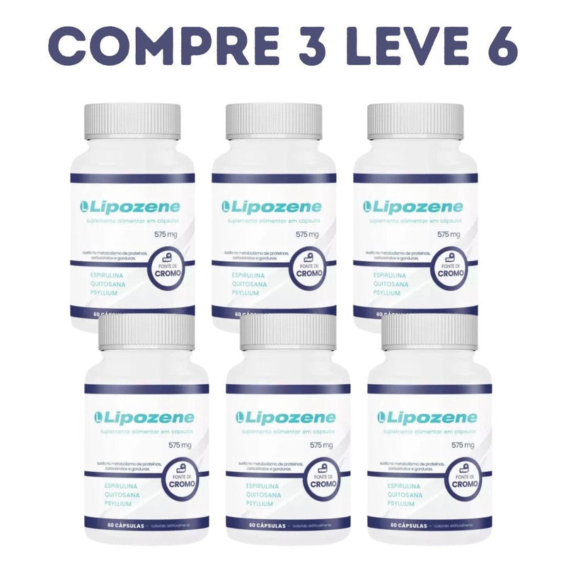 Lipozene 60 cápsulas - Compre 1 Leve 2 + Frete Grátis