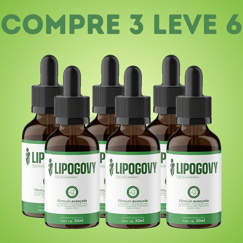 Lipogovy 30ml - Loja Oficial - Compre 1 Leve 2 + Frete Grátis!