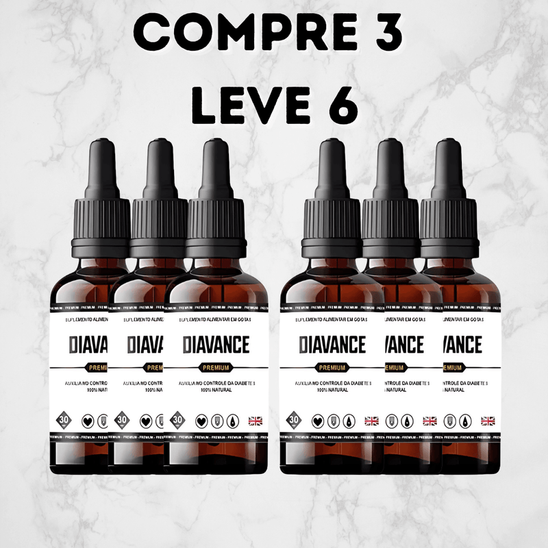 Diavance - Loja Oficial - Controle Rápido da Diabetes - Compre 1 Leve 2 +Frete Grátis