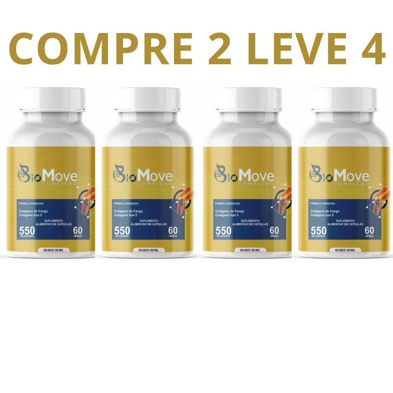 BioMove 60 Cáps - Alívio de Dores Articulares - Compre 1 Leve 2 + Frete Grátis