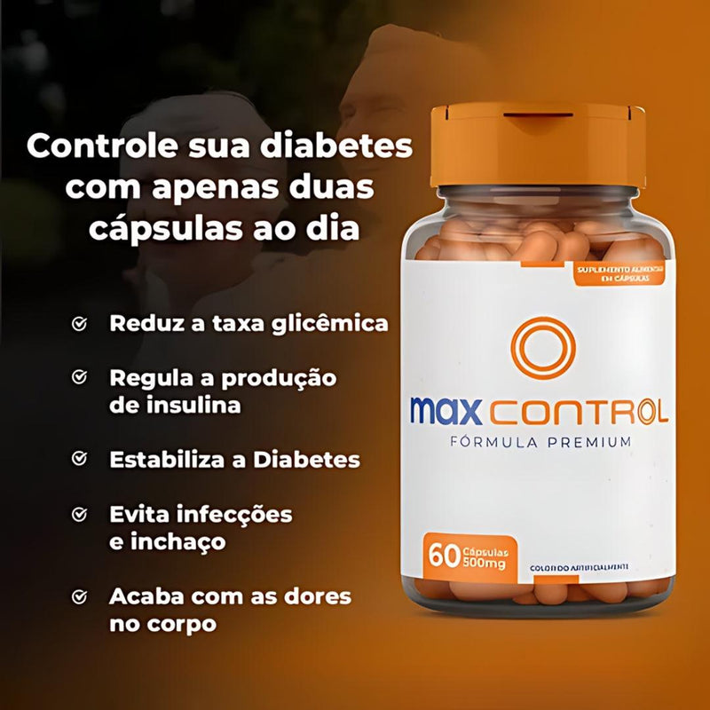 Max Control 60 Cápsulas - Compre 1 Leve 2 + Frete Grátis