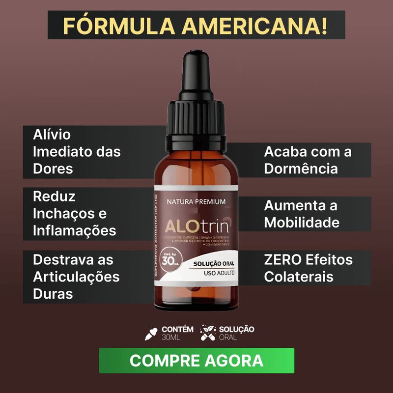 Alotrin 30ml - Fórmula Americana - Compre 1 Leve 2 + Frete Grátis!