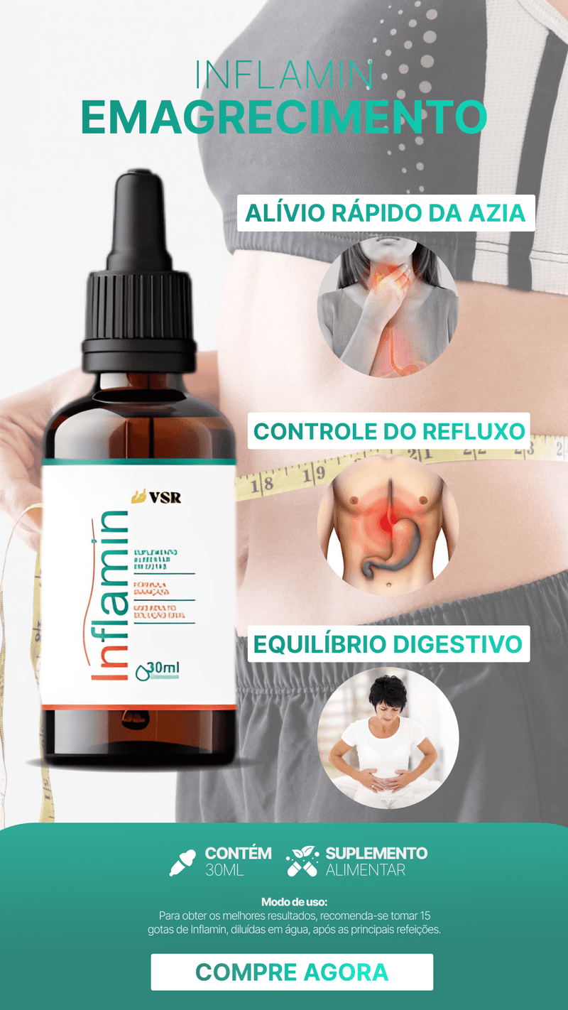 Inflamin Original 30ml - Compre 1 Leve 2 - Loja Oficial Frete Grátis