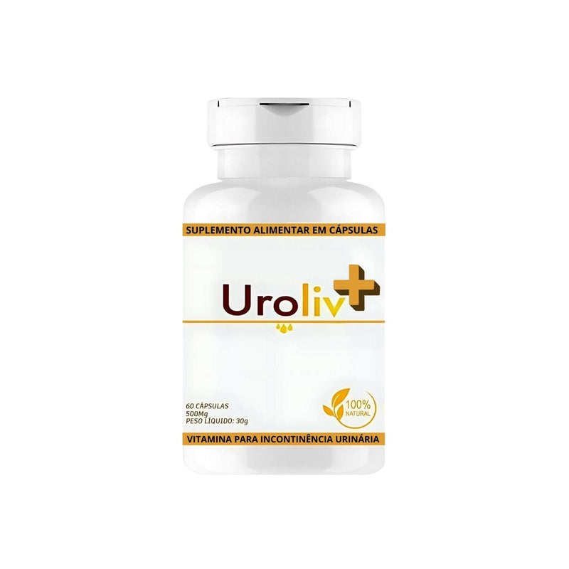 Uroliv 60 Cáps - Controle Da Incontinência Urinária - Compre 1 Leve 2 + Frete Grátis