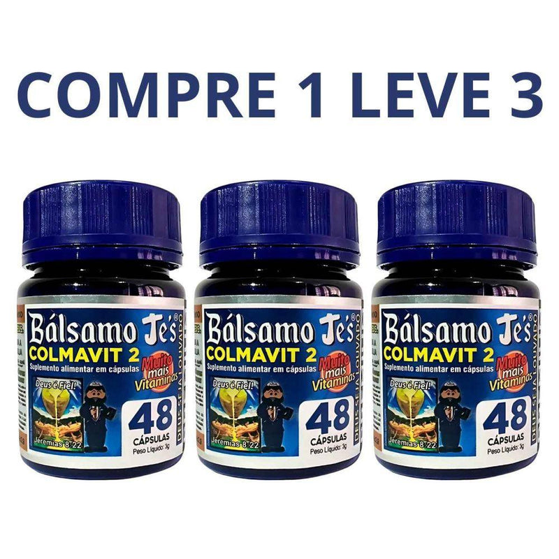 Bálsamo Je's 48 Cápsulas - Recupere Seu Conforto - Compre 1 Leve 3 + Frete Grátis