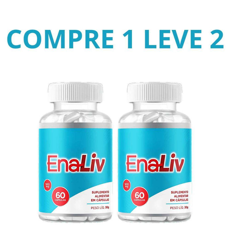 Enaliv 60 Cáps - Viva sem Enxaqueca e Labirintite - Compre 1 Leve 2 + Frete Grátis