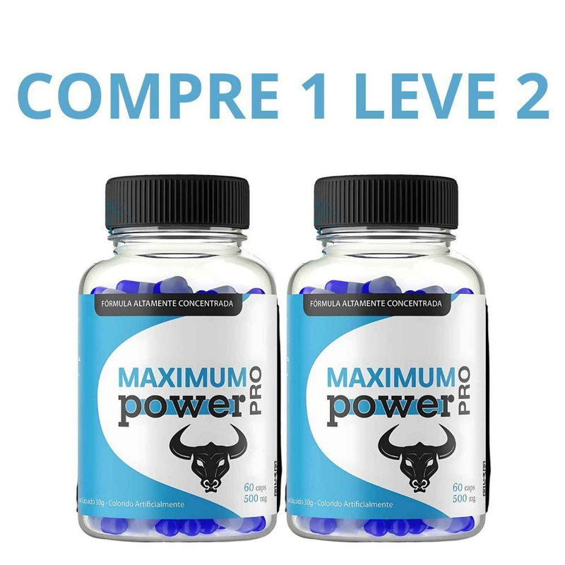 Maximum Power 60 Cáps - O melhor amigo do homem - Compre 1 Leve 2 + Frete Grátis