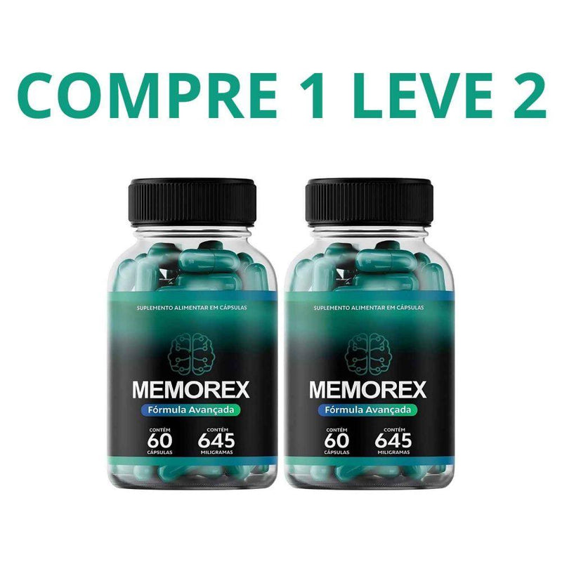 Memorex 60 Cáps - Memória Renovada - Compre 1 Leve 2Frete Grátis